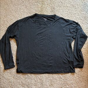 Athleta Black Long Sleeve Tee
